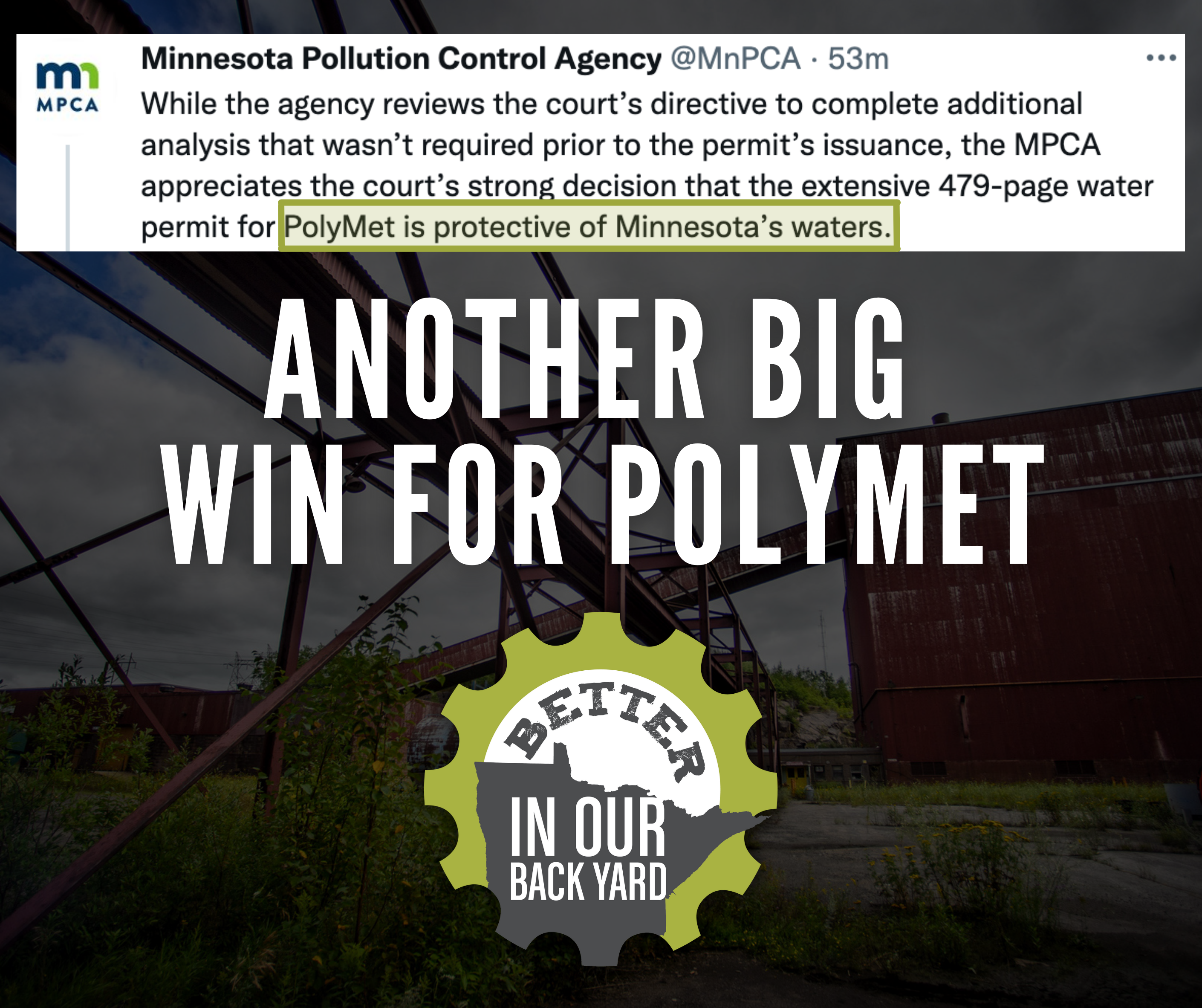 Big Win for PolyMet Water Permit